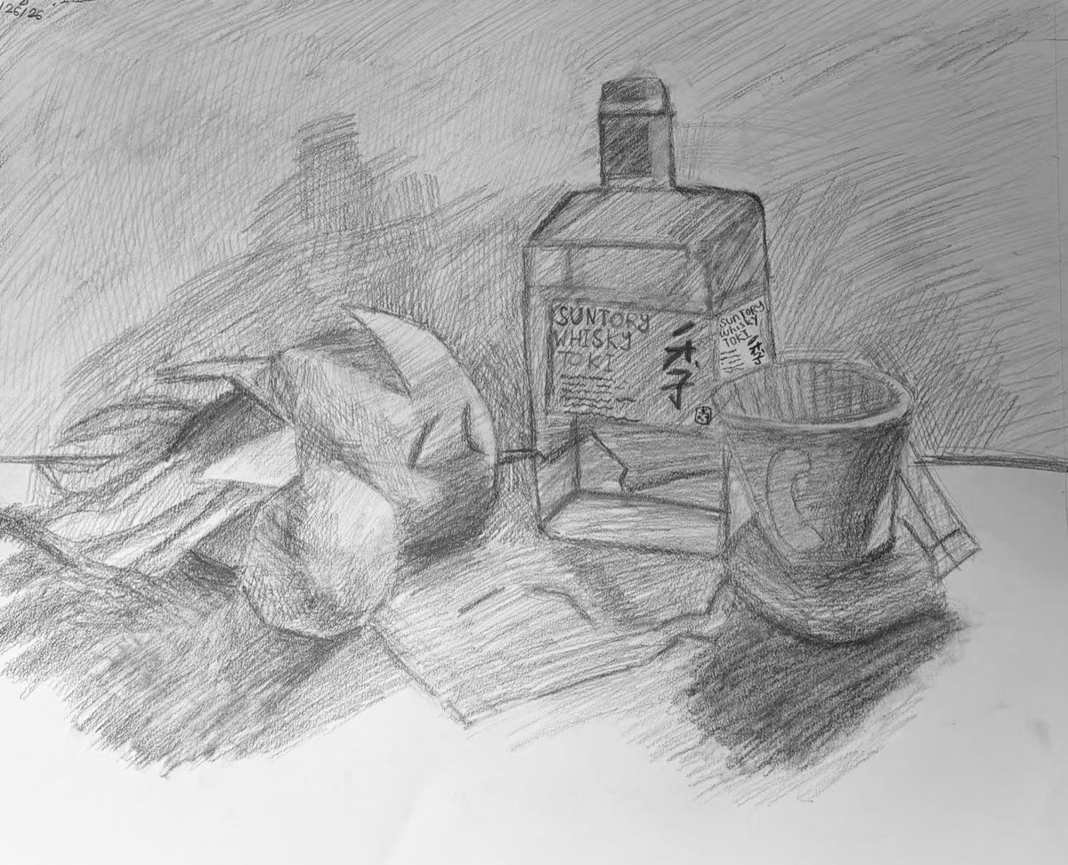 Fine art student work - drawing, painting, and sketching from Binyang Fine Arts Studio Bergen County