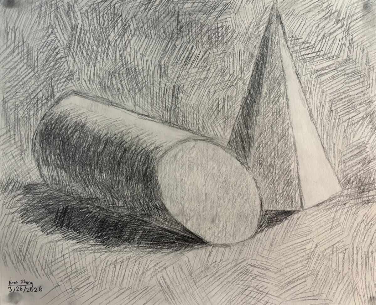 Fine art student work - drawing, painting, and sketching from Binyang Fine Arts Studio Bergen County