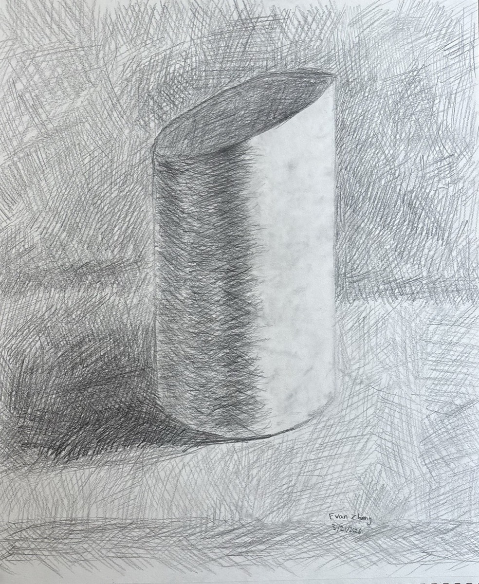 Fine art student work - drawing, painting, and sketching from Binyang Fine Arts Studio Bergen County