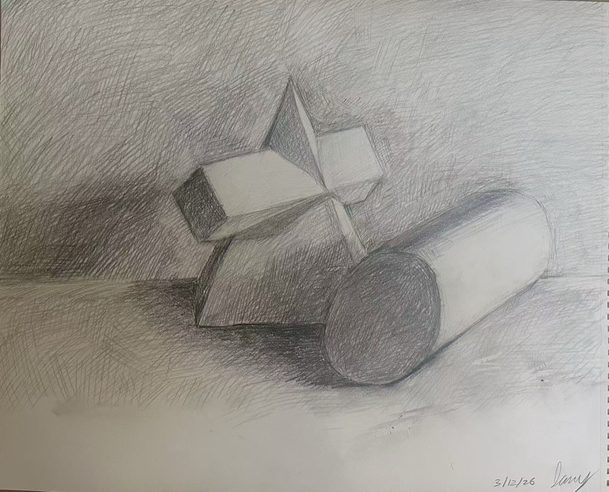 Fine art student work - drawing, painting, and sketching from Binyang Fine Arts Studio Bergen County