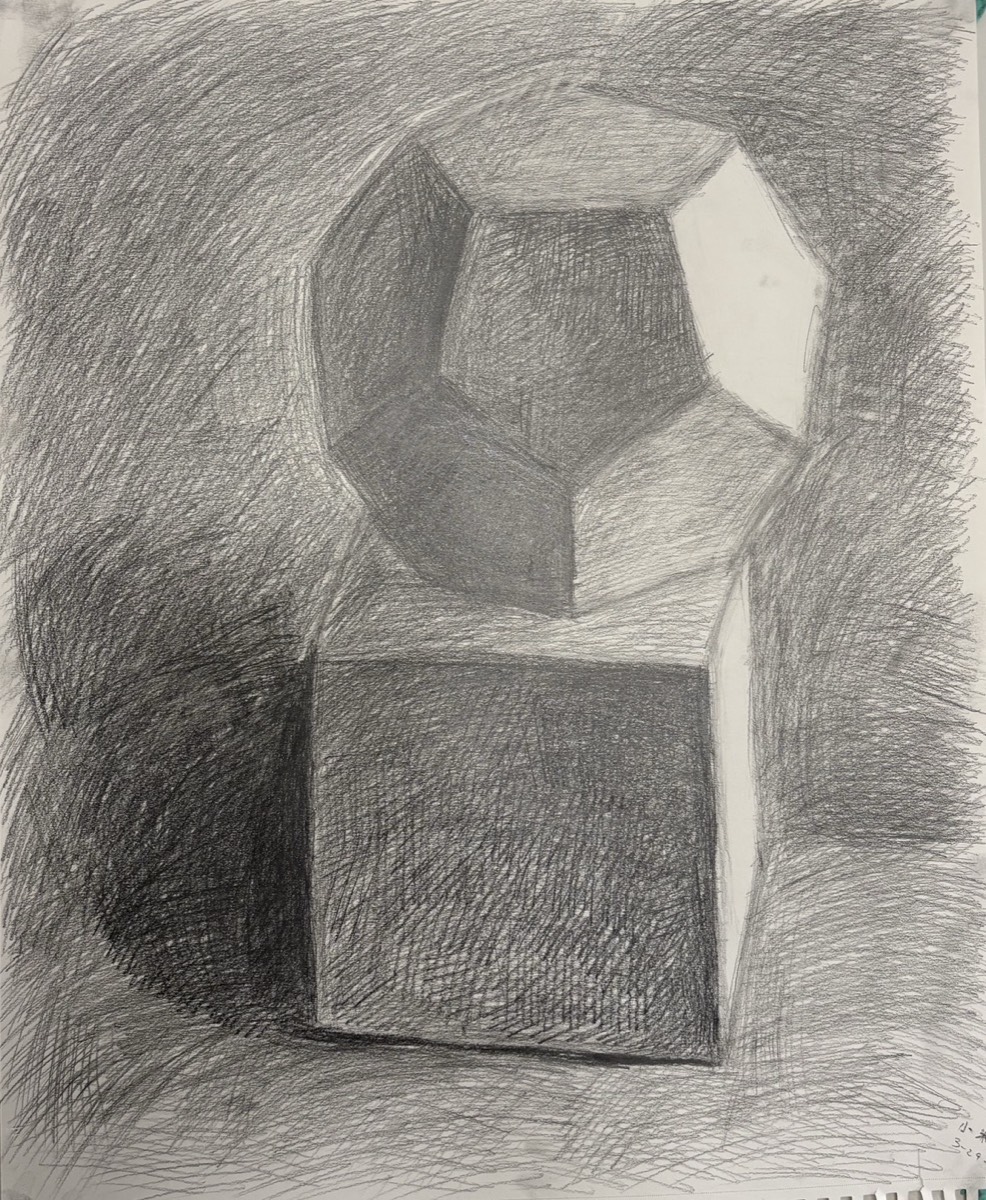 Fine art student work - drawing, painting, and sketching from Binyang Fine Arts Studio Bergen County